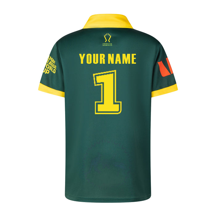 Australian Kangaroos 2026 Rugby League World Cup Kids Jersey