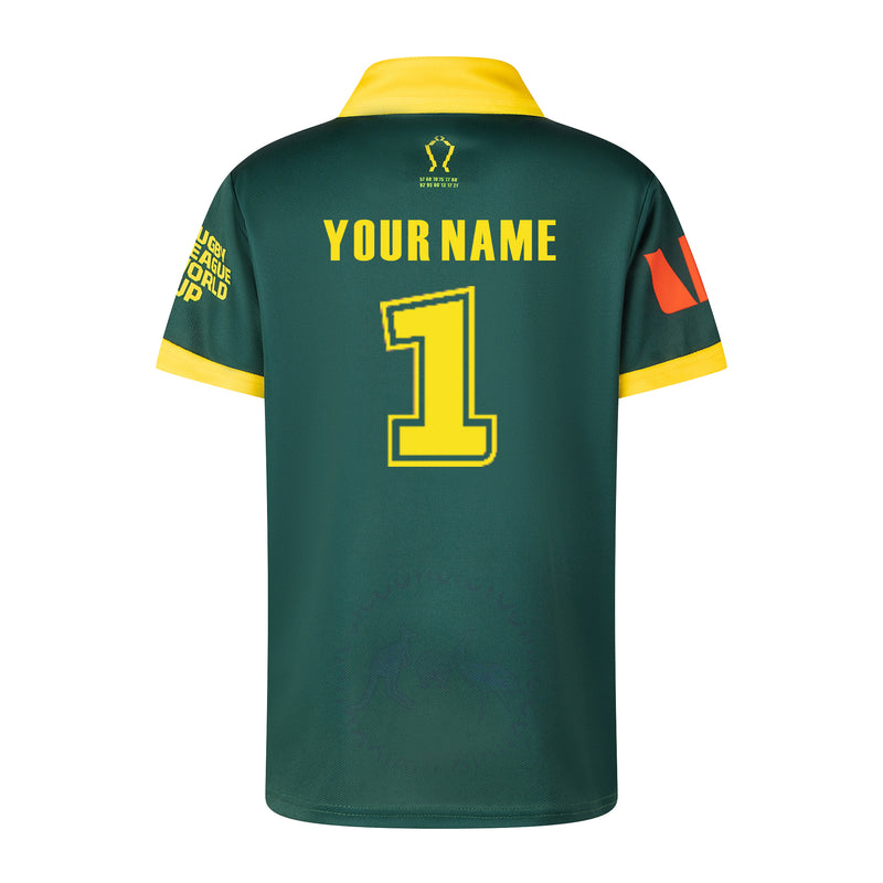 Australian Kangaroos 2026 Rugby League World Cup Kids Jersey