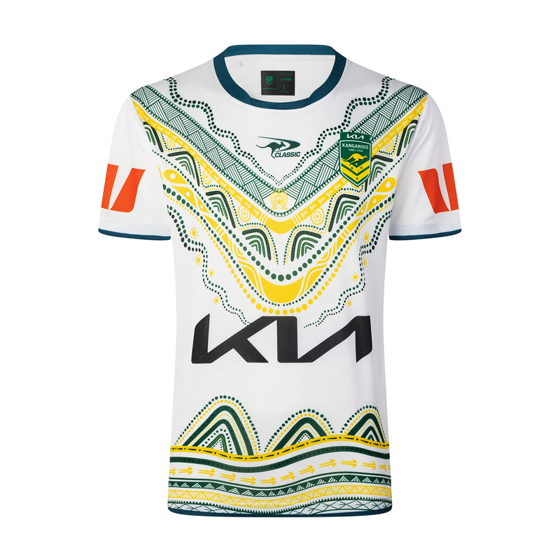 Australian Kangaroos 2026 Rugby League World Cup Mens Indigenous Jersey