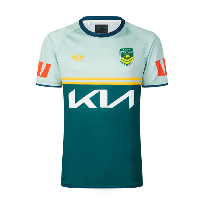 Australian Kangaroos 2026 Rugby League World Cup Mens Players Training Shirt