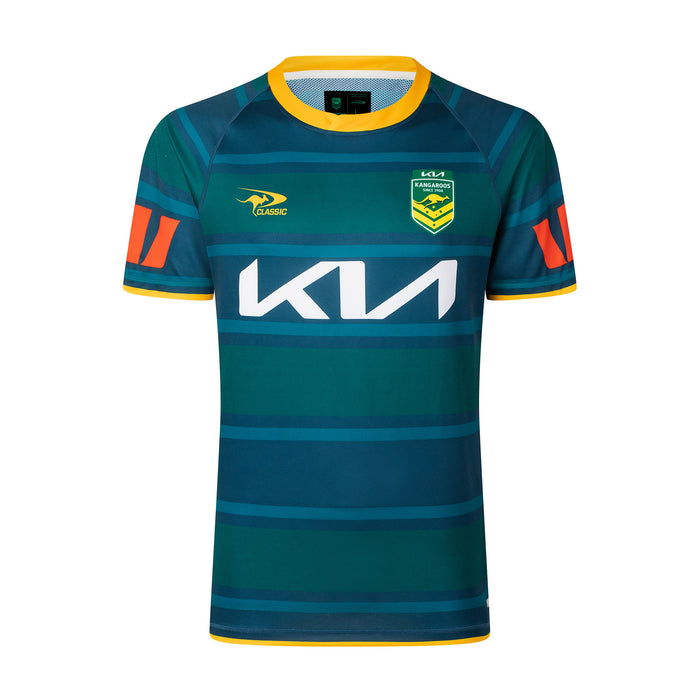 Australian Kangaroos 2026 Rugby League World Cup Mens Players Warm Up Shirt