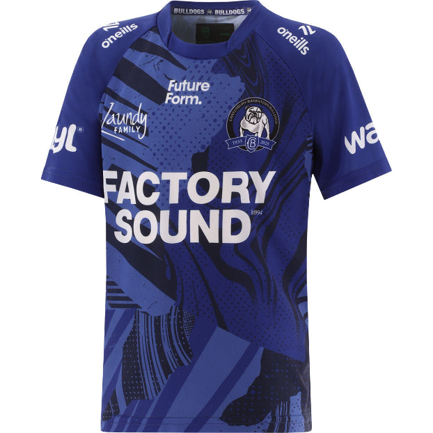 Canterbury Bulldogs 2025 Kids Training Shirt