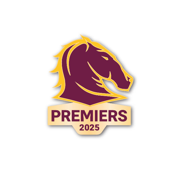 *PRE ORDER 17/11* Brisbane Broncos 2025 Premiers Pin - Logo