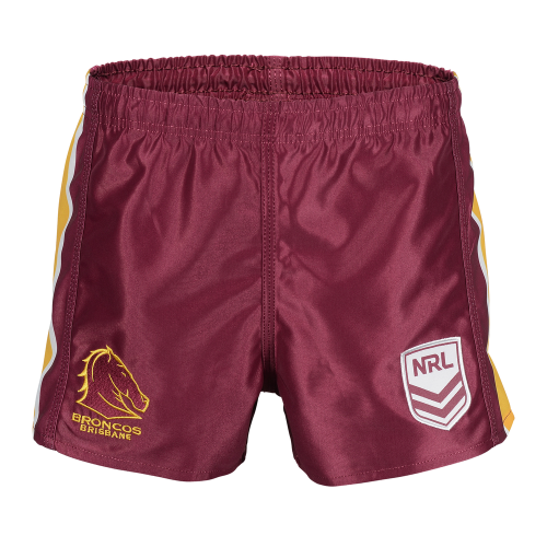 Brisbane Broncos Kids Replica Player Shorts