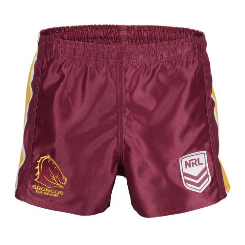 Brisbane Broncos Mens Replica Player Shorts