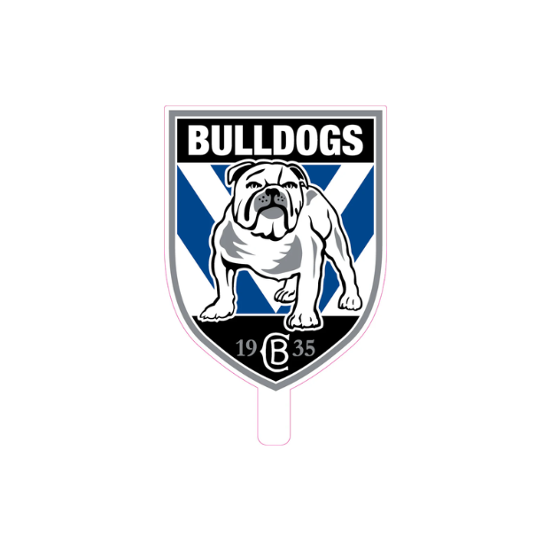 Canterbury Bulldogs NRL Logo Cutouts - SMALL