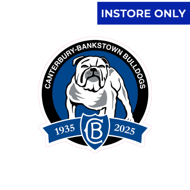 Canterbury Bulldogs 90 Year NRL Logo Cutouts - LARGE