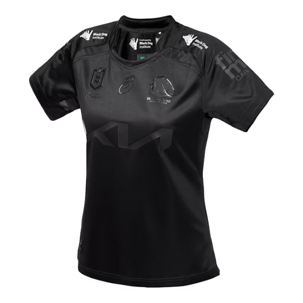 *PRE ORDER SEP* Brisbane Broncos 2025 Ladies Black Jersey