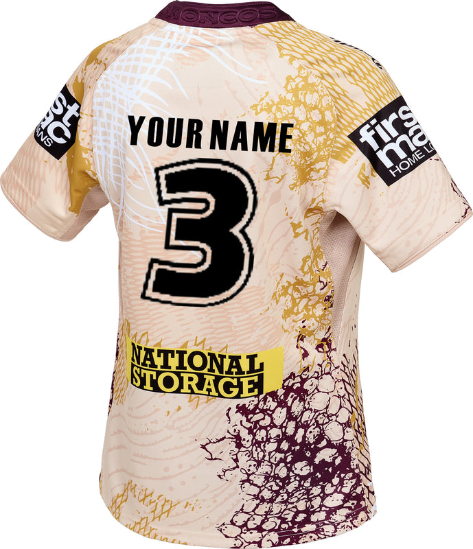 Brisbane Broncos 2025 Kids Indigenous Jersey