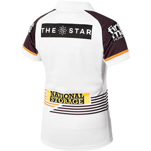 Brisbane Broncos 2025 Ladies Away Jersey Front Back