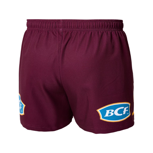 Brisbane Broncos 2025 Mens Players On Field Shorts Back