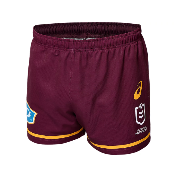 Brisbane Broncos 2025 Mens Players On Field Shorts Maroon 100% polyester
Fully sublimated
Elasticated waist with interior drawcord
Sizes S - 3XL