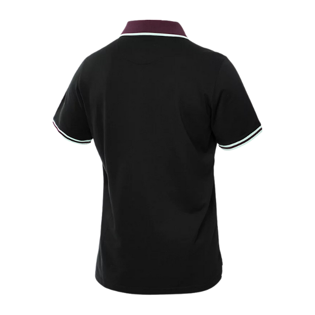 Brisbane Broncos 2025 Mens Players Team Polo - Black Back