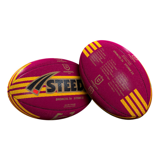 *PRE ORDER 12/12* Brisbane Broncos 2025 Premiers Football