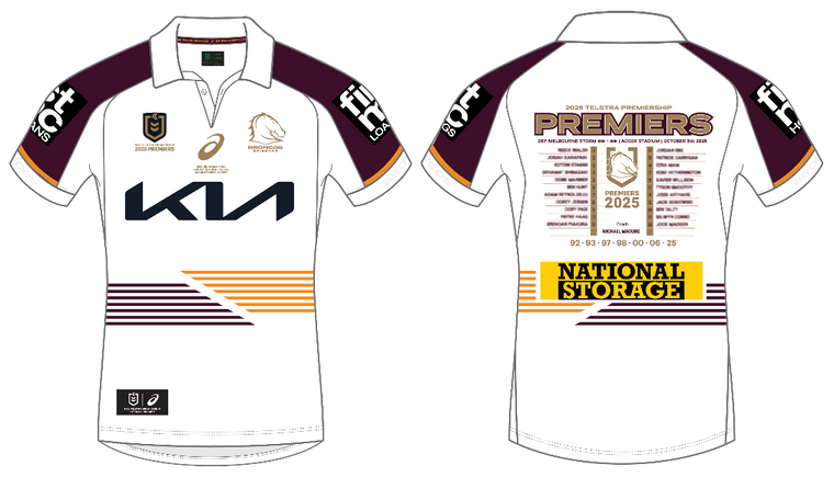 *PRE ORDER 8/12* Brisbane Broncos 2025 Premiers Kids Jersey