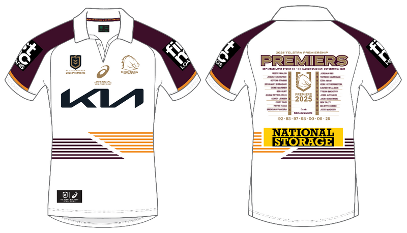 *PRE ORDER 8/12* Brisbane Broncos 2025 Premiers Kids Jersey