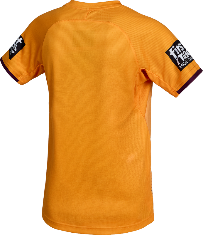 Brisbane Broncos 2026 Kids Training Shirt - Gold