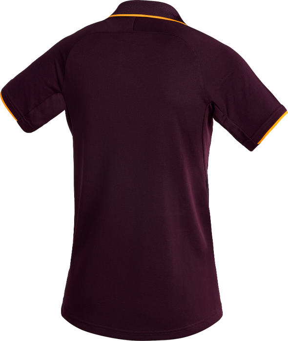 Brisbane Broncos 2026 Ladies Players Training Polo - Maroon