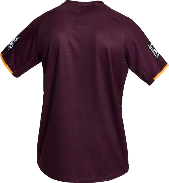 Brisbane Broncos 2026 Mens Players Training Shirt - Maroon