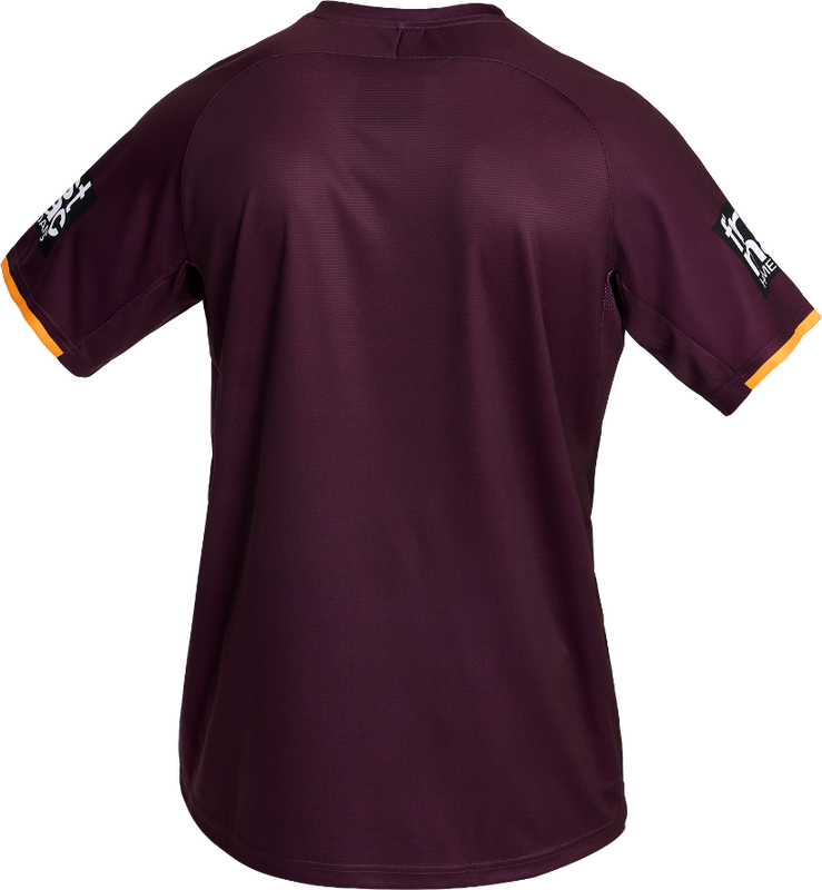 Brisbane Broncos 2026 Mens Players Training Shirt - Maroon