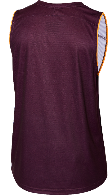 Brisbane Broncos 2026 Mens Players Training Singlet - Maroon