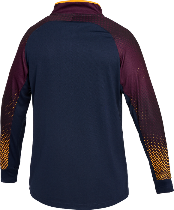 Brisbane Broncos 2026 Mens Players Warm Up Shirt - Long Sleeve
