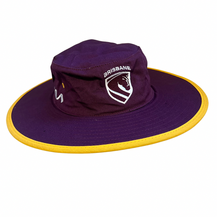 Brisbane Broncos 2026 Players Wide Brim Hat