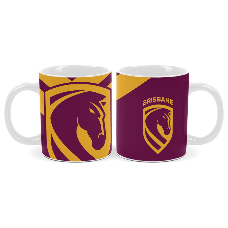 Brisbane Broncos Coffee Mug - Logo
