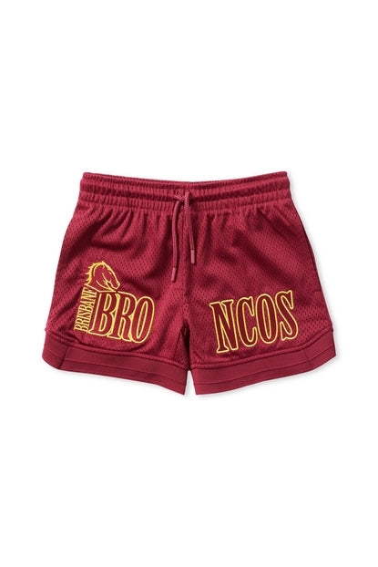 Brisbane Broncos Kids Basketball Shorts