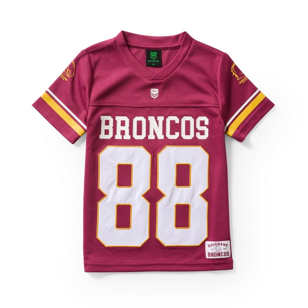 Maroon Broncos Gridiron jersey with number 88