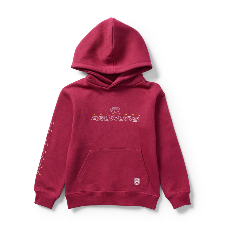 Brisbane Broncos Kids Supporter Hoodie