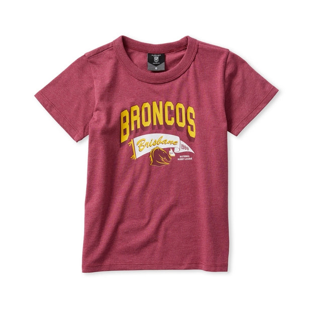 Brisbane Broncos Kids Supporter Shirt - Pennant