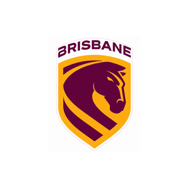 Brisbane Broncos NRL Logo Cutouts - LARGE