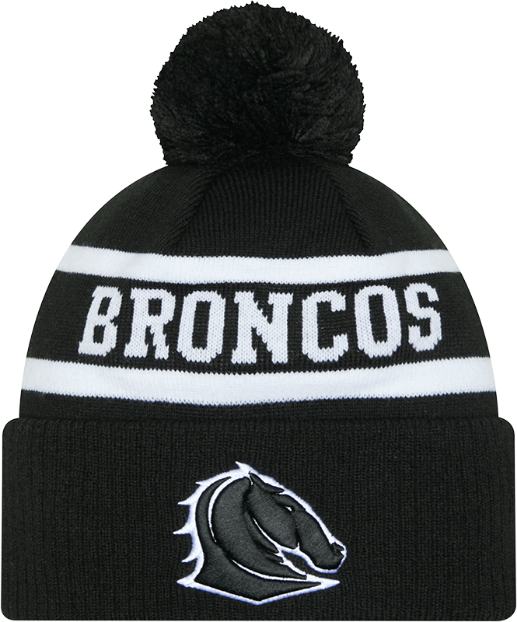 Brisbane Broncos New Era Beanie - Monochrome
