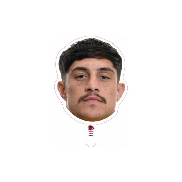 Brisbane Broncos Player Head Cutouts - SMALL