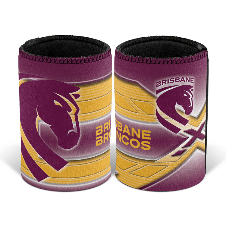 Brisbane Broncos Stubby Cooler - Logo