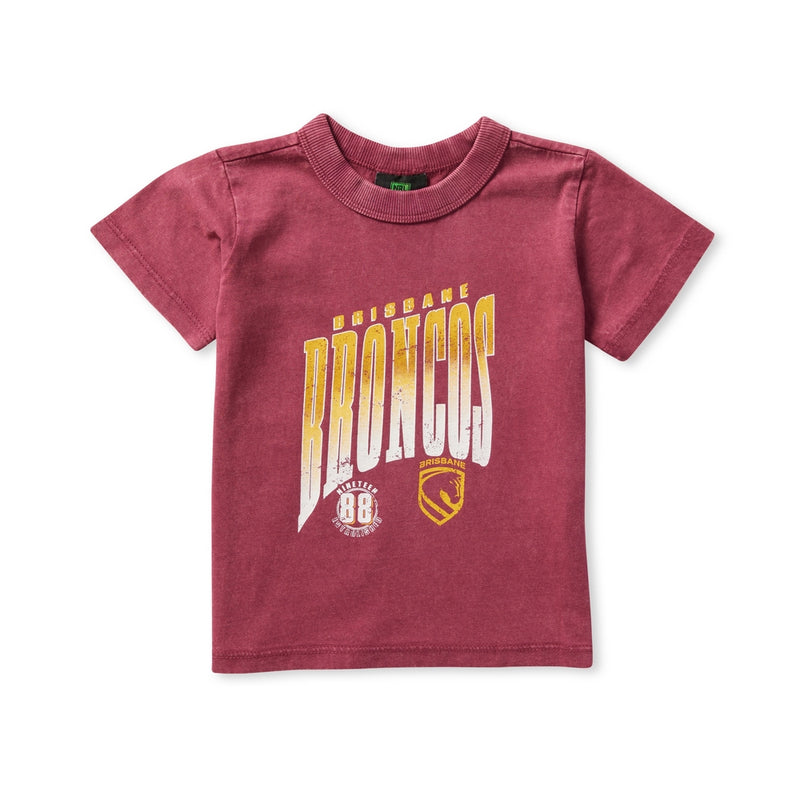 Brisbane Broncos Toddlers Supporter Shirt - Washed