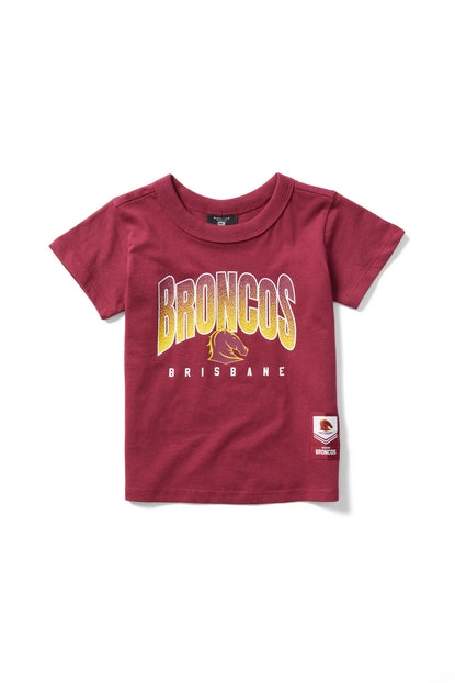 Brisbane Broncos Toddlers Supporter Shirt - Wordmark