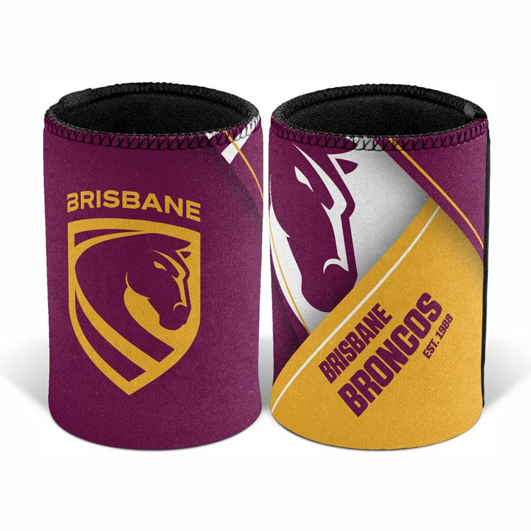 Brisbane Broncos Stubby Cooler - Logo