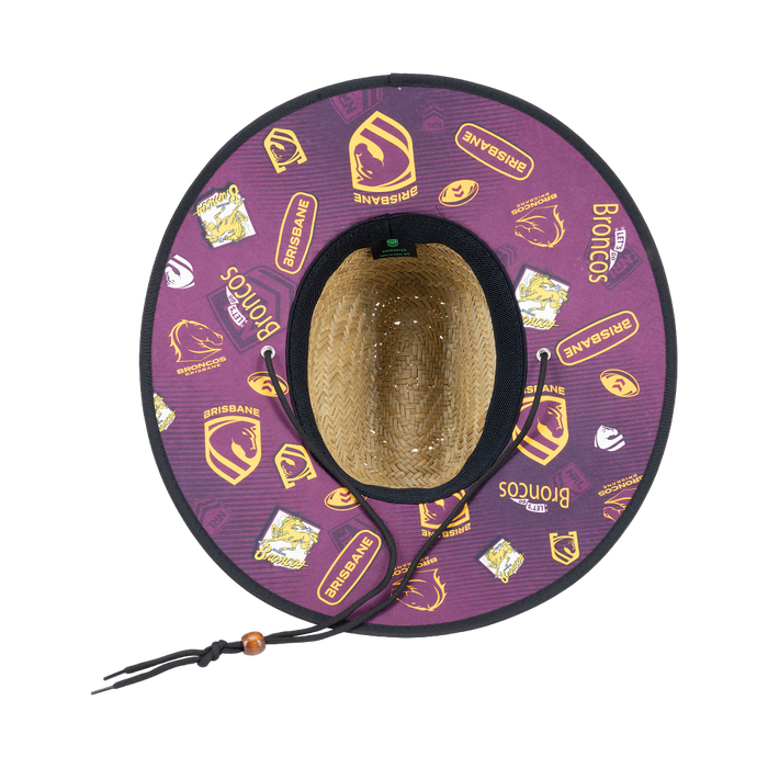 Brisbane Broncos Straw Hat