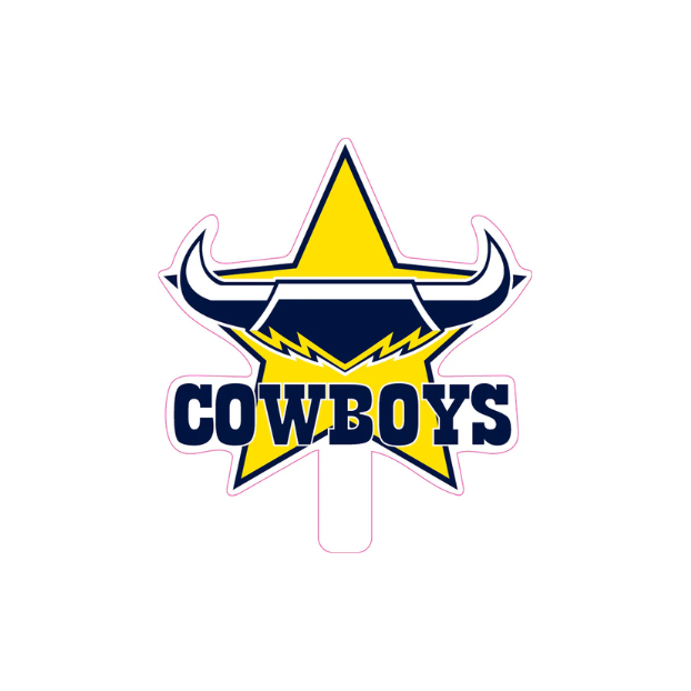 North Queensland Cowboys NRL Logo Cutouts - SMALL