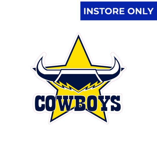 North Queensland Cowboys NRL Logo Cutouts - LARGE