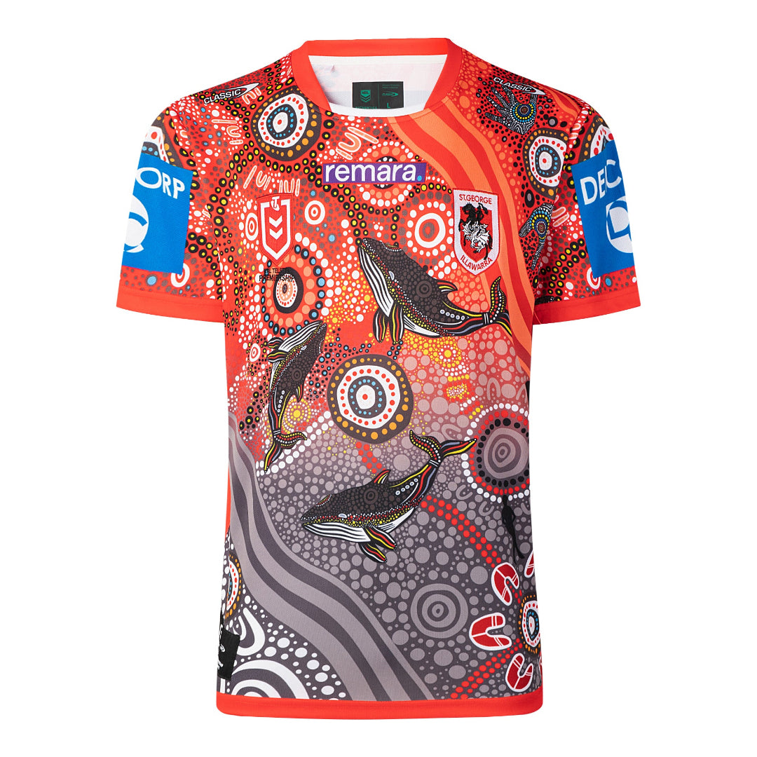 *PRE-ORDER 27/7* St George Illawarra Dragons 2026 Mens Indigenous Jersey