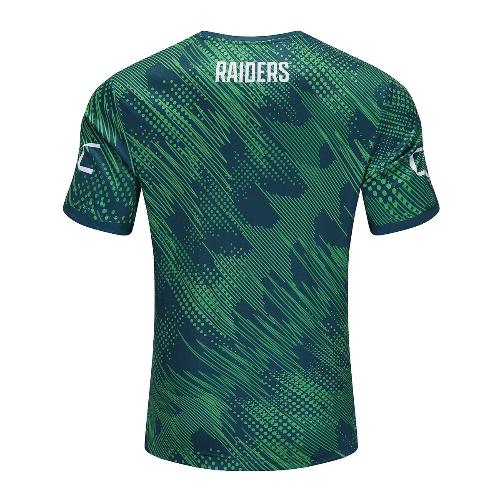 Canberra Raiders 2025 Mens Players Run Out Shirt Back