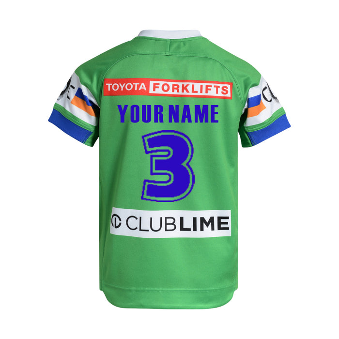 Canberra Raiders 2026 Kids Home Jersey