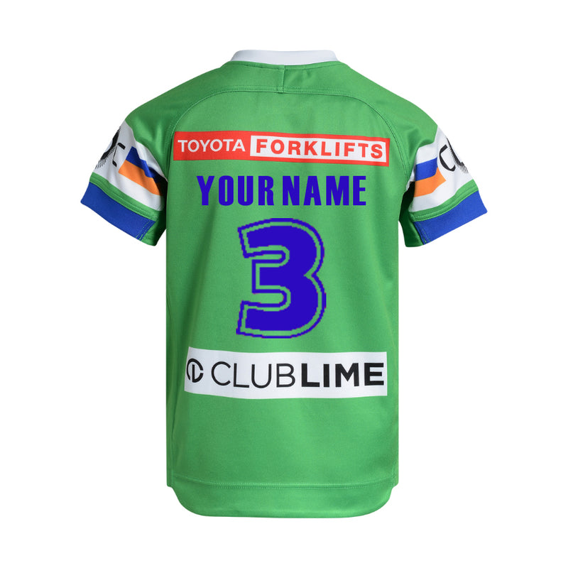 Canberra Raiders 2026 Kids Home Jersey