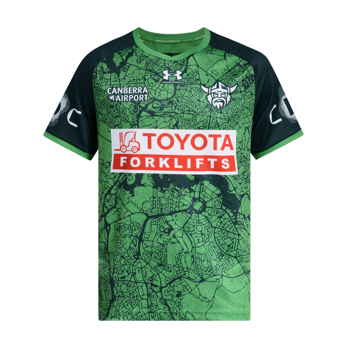 Canberra Raiders 2026 Mens Players Run Out Shirt