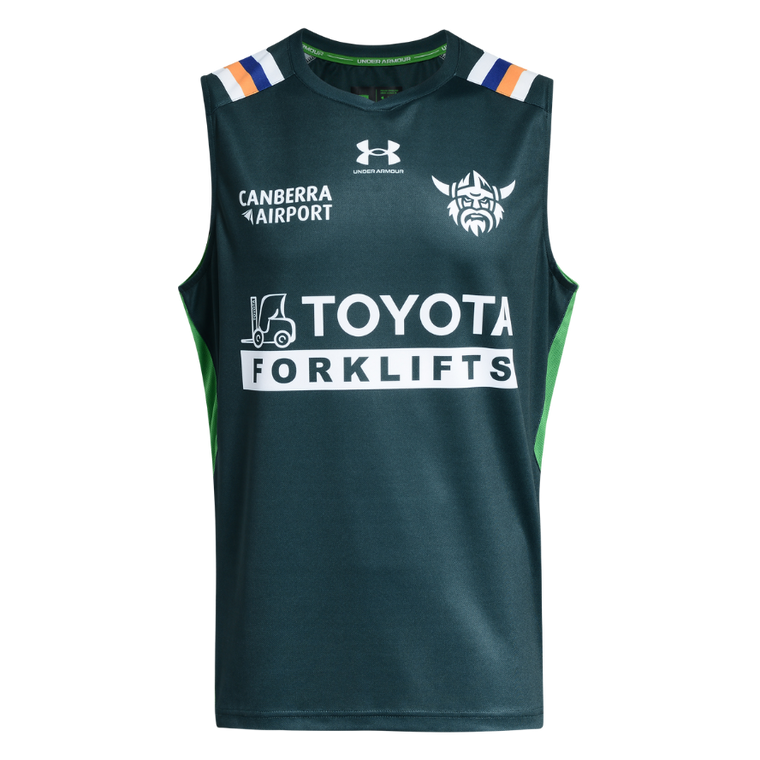 Canberra Raiders 2026 Mens Players Training Singlet