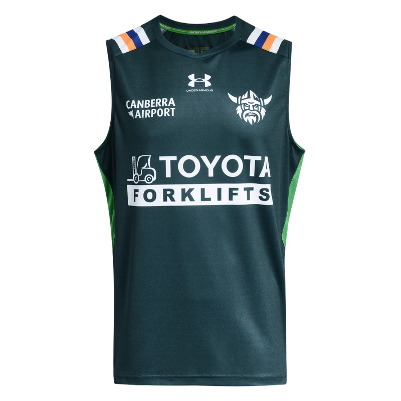 Canberra Raiders 2026 Mens Players Training Singlet