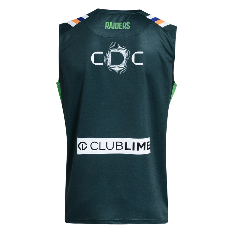 Canberra Raiders 2026 Mens Players Training Singlet